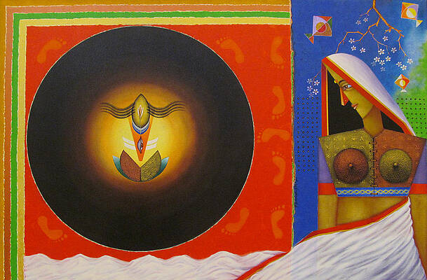 Dual show of paintings by artists Bhiva Punekar and Paneri Bhiva