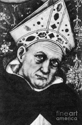 Wall Art - Photograph - Albertus Magnus, Medieval Philosopher #4 by Science Source