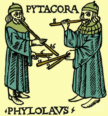 Wall Art - Photograph - Pythagoras, Greek Mathematician #4 by Science Source