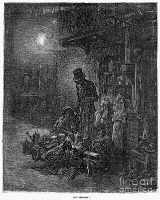 Wall Art - Drawing - London #55 by Gustave Dore