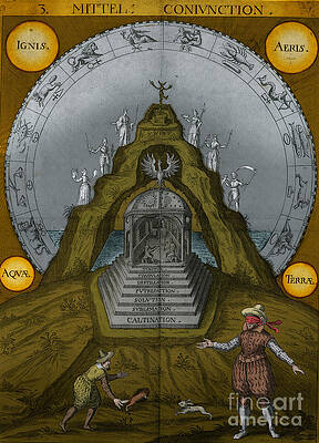 Wall Art - Photograph - Alchemy Illustration #48 by Science Source