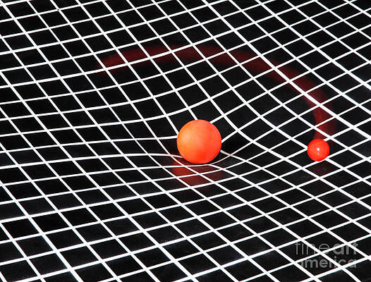 Wall Art - Photograph - Gravity Simulation #5 by Ted Kinsman