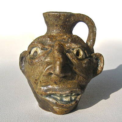 Miniature Face Jug by Stephen Hawks Miniature Face Jug by Stephen Hawks