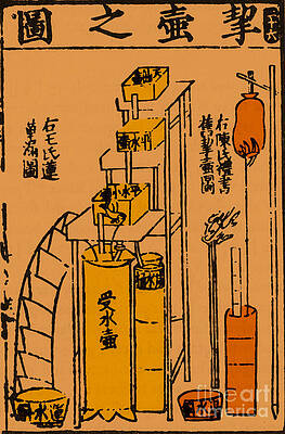 Wall Art - Photograph - Oldest Water Clock Illustration #6 by Science Source