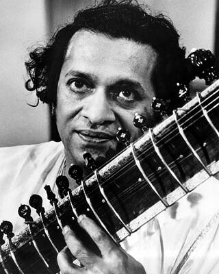 Wall Art - Photograph - Ravi Shankar, Musician, Composer #5 by Everett