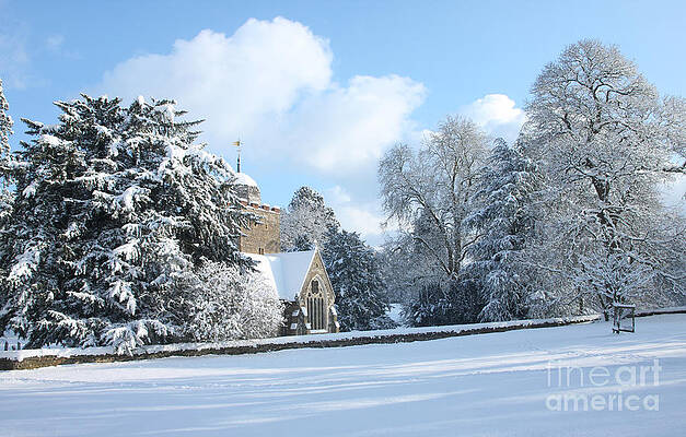 Wall Art - Photograph - Snowy Scene In England #6 by Mark Taylor