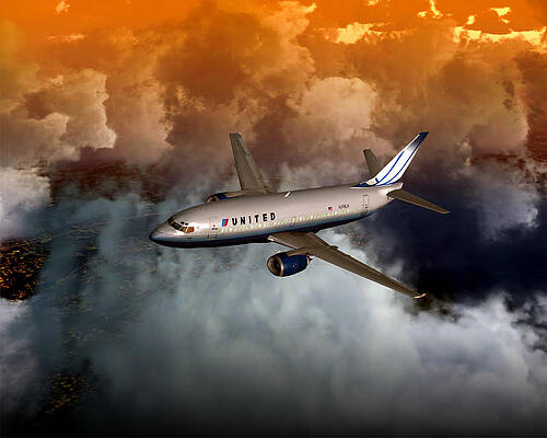 737 UA 20X16 01 by Mike Ray 737 UA 20X16 01 by Mike Ray