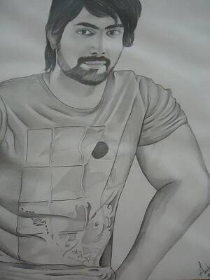 Exotic Sketches  My Sketch of Rocking Star  Yash  Facebook