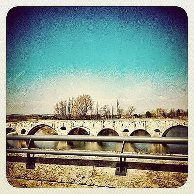 Wall Art - Photograph - A #bridge We Saw On Our Drive From by Wilbert Claessens