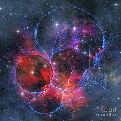 Wall Art - Digital Art - A Dark Nebula Is A Type Of Interstellar by Corey Ford