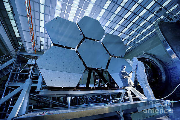 Wall Art - Photograph - A James Webb Space Telescope Array by Stocktrek Images