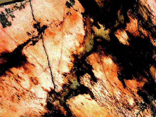 Wall Art - Mixed Media - A View from Space or from Inches Away by Bruce Ritchie