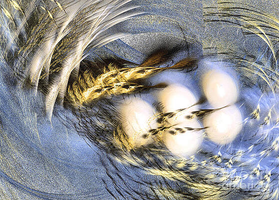 Abstract art - Promise me spring will come by Abstract art prints by Sipo