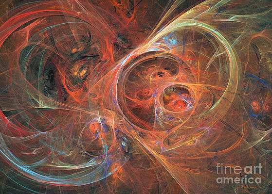 Abstract galaxy - abstract art by Abstract art prints by Sipo