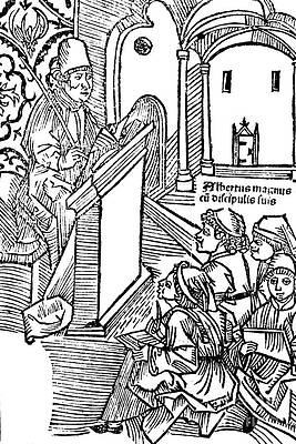 Wall Art - Photograph - Albertus Magnus, Medieval Philosopher by Science Source