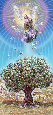 Angel over the olive tree by Miguel Tio Angel over the olive tree by Miguel Tio