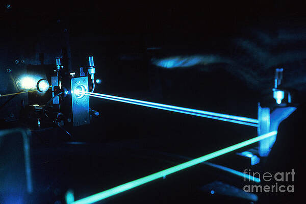 Wall Art - Photograph - Argon-ion Laser by Science Source