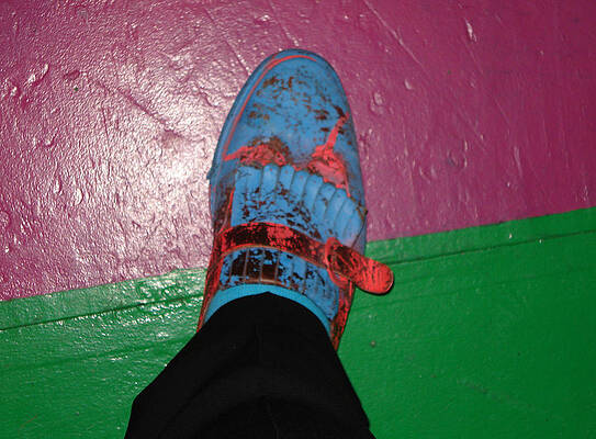 Wall Art - Photograph - Art Show Shoes by Kevin Callahan