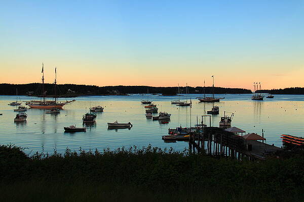 At Anchor at Swans Island by Doug Mills At Anchor at Swans Island by Doug Mills
