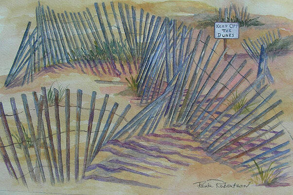Beach fences by Paula Robertson Beach fences by Paula Robertson