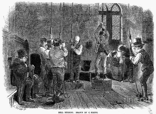 Wall Art - Photograph - Bell Ringing, 1856 by Granger