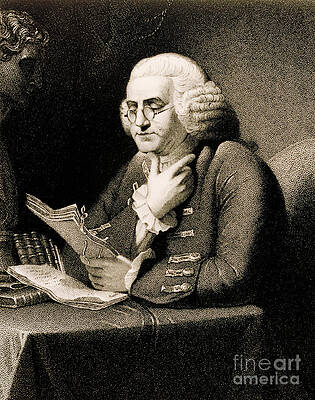 Wall Art - Photograph - Benjamin Franklin, American Polymath by Science Source