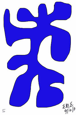 Blue Form 5 by Eric Elizondo Blue Form 5 by Eric Elizondo