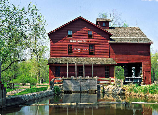 Bonneyville Mill Elkhart County Indiana by Marsha Williamson Mohr Bonneyville Mill Elkhart County Indiana by Marsha Williamson Mohr