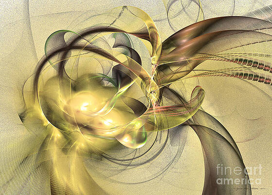 Budding fruit - abstract art by Abstract art prints by Sipo