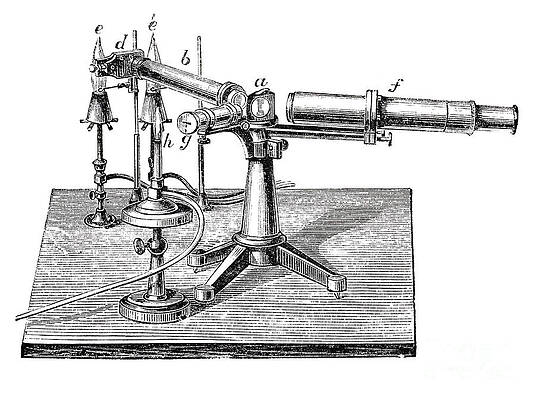 Wall Art - Photograph - Bunsen-kirchhoff Spectroscopic by Science Source