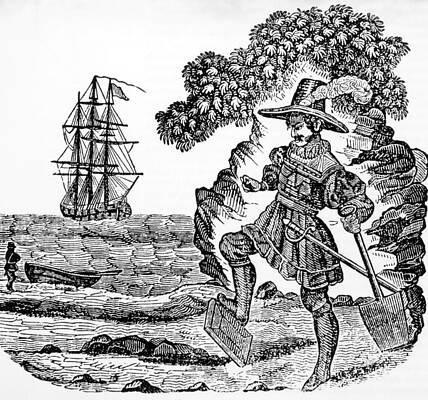 Wall Art - Photograph - Captain William Kidd, C. 1645-1701 by Everett