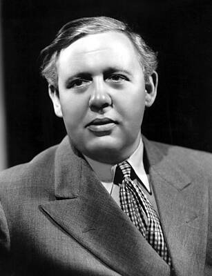 Wall Art - Photograph - Charles Laughton, 1936 by Everett