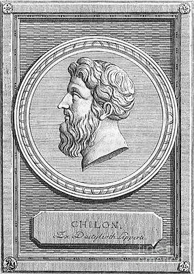 Wall Art - Photograph - Chilon Of Sparta, Sage Of Greece by Science Source