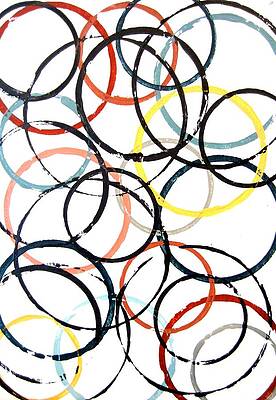 Wall Art - Mixed Media - Circles by Aimee Bruno