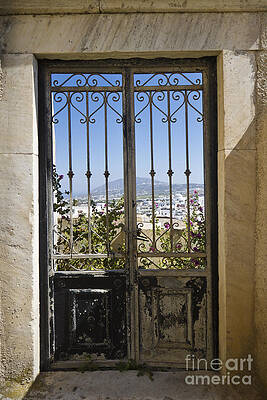 Wall Art - Photograph - Doorway to Santorini by Dennis Hedberg
