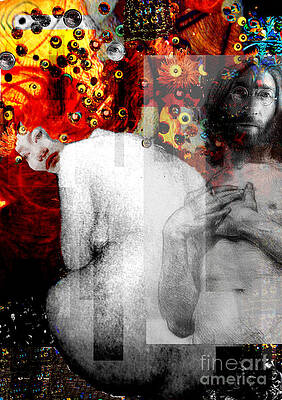 DOUBLE FANTASY John Lennon Yoko Ono Nude by Karine Percheron-Daniels DOUBLE FANTASY John Lennon Yoko Ono Nude by Karine Percheron-Daniels