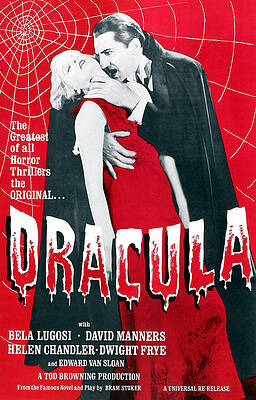 Wall Art - Photograph - Dracula, From Left Frances Dade, Bela by Everett