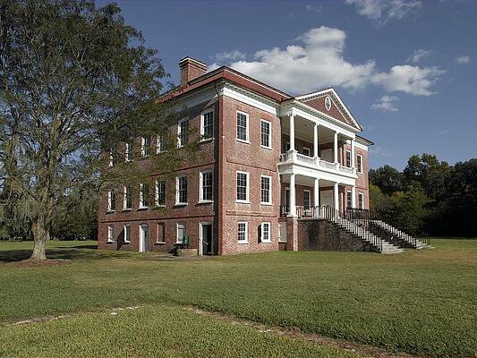 Wall Art - Photograph - Drayton Hall Plantation House Was Built by Everett