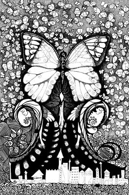 Wall Art - Drawing - Dream by Ievgeniia Lytvynovych