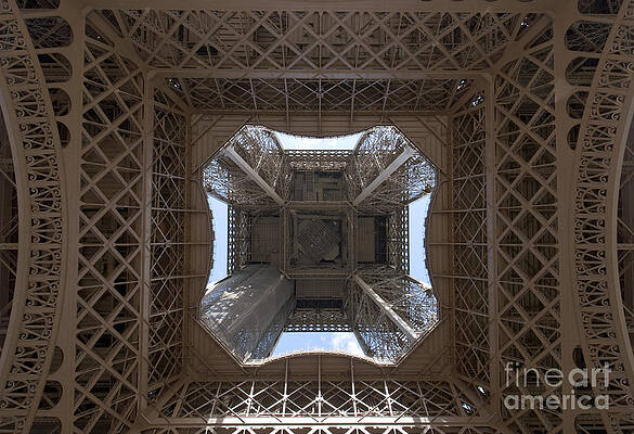 Wall Art - Photograph - Eiffel Tower from below by Fabrizio Ruggeri