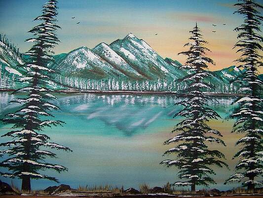 Emerald Mountain Reflection by JL Jarvis