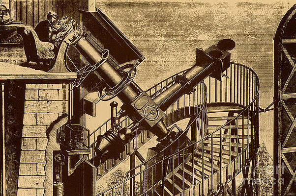 Wall Art - Photograph - Equatorial Telescope, Paris by Science Source