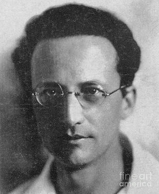 Wall Art - Photograph - Erwin Schrodinger, Austrian Physicist by Science Source