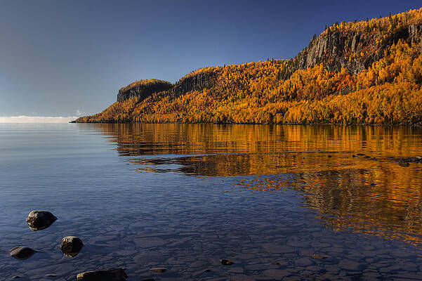 Wall Art - Photograph - Fall Colours in the Squaw Bay II by Jakub Sisak