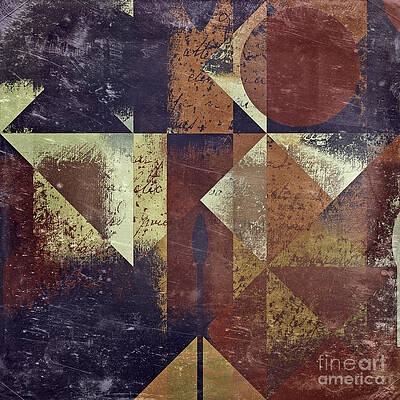 Wall Art - Digital Art - Geomix 04 - 6ac8bv2t7c by Variance Collections