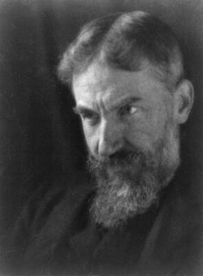 Wall Art - Photograph - George Bernard Shaw 1856-1950 by Everett