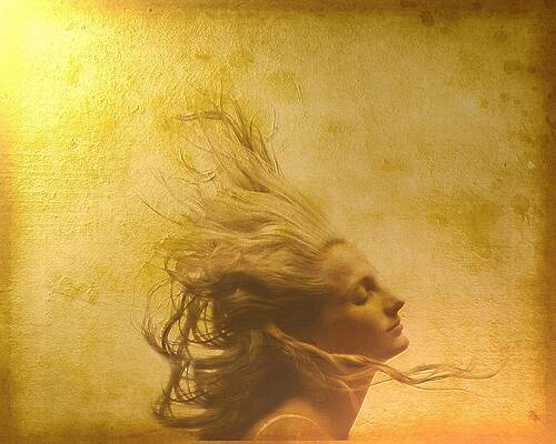 Wall Art - Digital Art - Glowing in the wind by Gun Legler