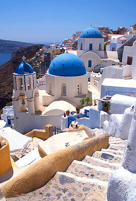 Greek Churches and steps by Paul Cowan Greek Churches and steps by Paul Cowan