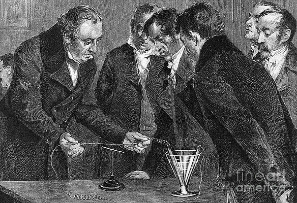 Wall Art - Photograph - Hans Christian rsted, Danish Physicist by Science Source