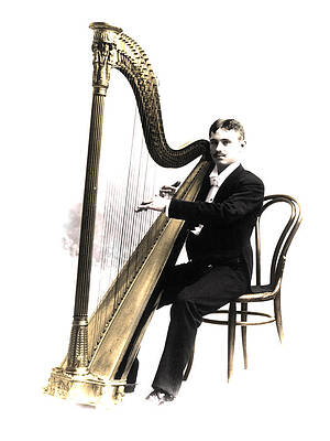Wall Art - Photograph - Harp Player by Andrew Fare